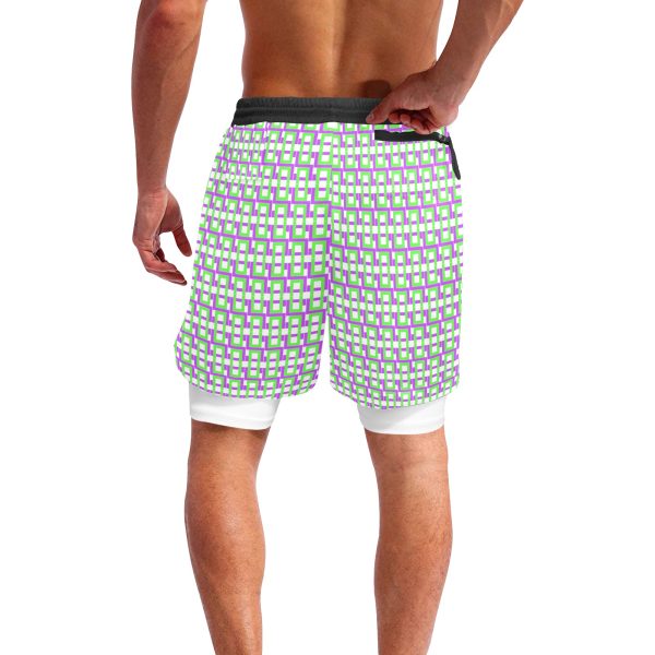 Men's Sports Shorts with Compression Liner
