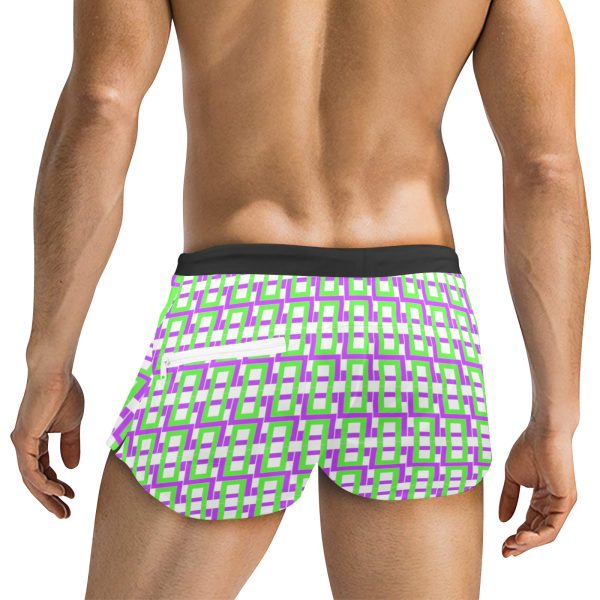 Men's Swim Trunks with Zipper Pocket - Image 3