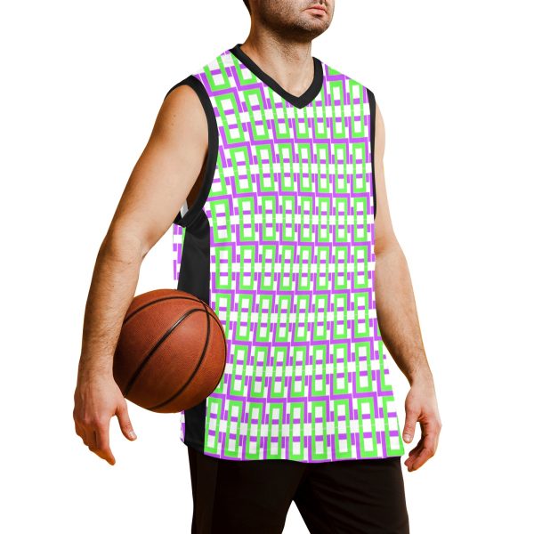 Men's V-Neck Basketball Jersey