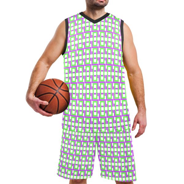 Men's V-Neck Basketball Uniform