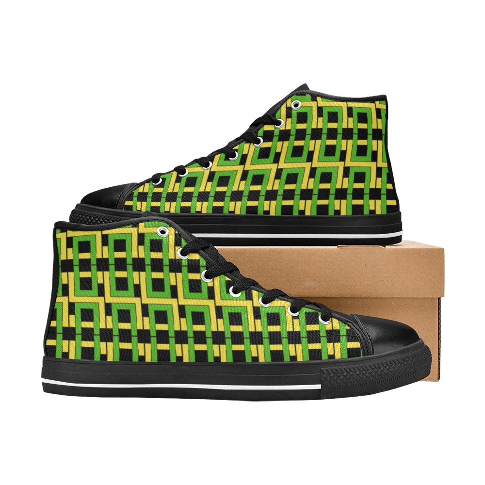 Jamaica Classic High Top Canvas Shoes