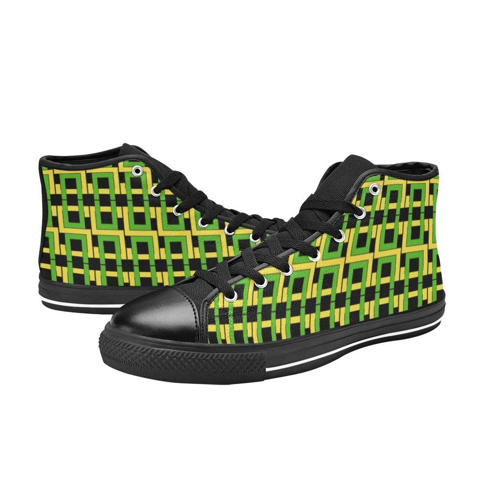 Jamaica Classic High Top Canvas Shoes
