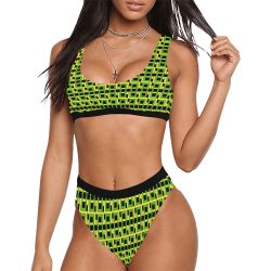 Jamaica - Sport Top & High-Waisted Bikini Swimsuit