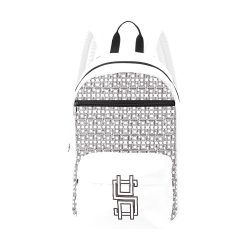 White Large Capacity Travel Backpack