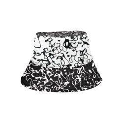 White & Black Bucket Hat