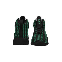 Green Matrix-Style Chukka Training Shoes
