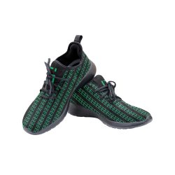 Green Matrix Men's One-Piece Vamp Sneakers