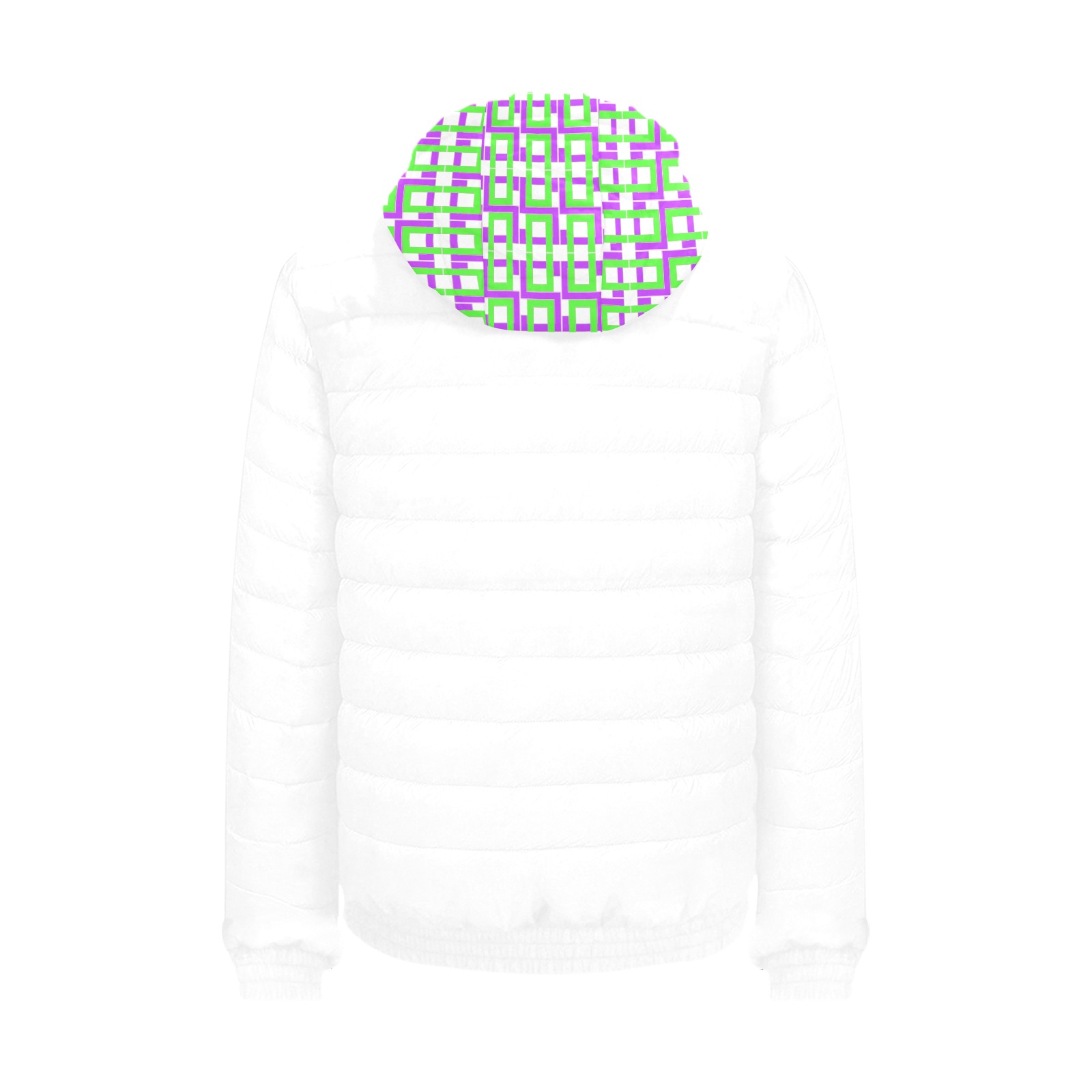 Original Collection White Men's Padded Hooded Jacket - Image 2