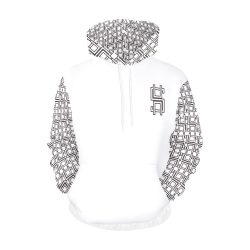 White & Black Hoodie