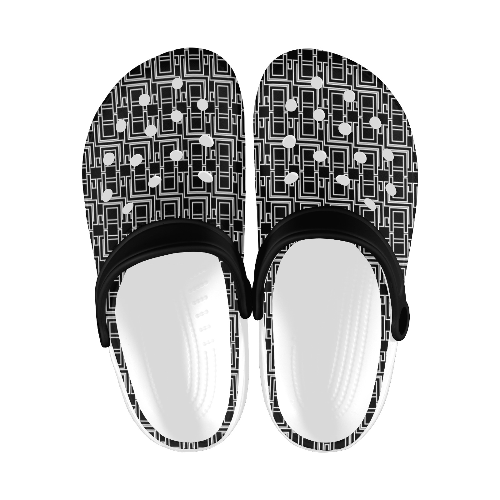 Black & White Clogs