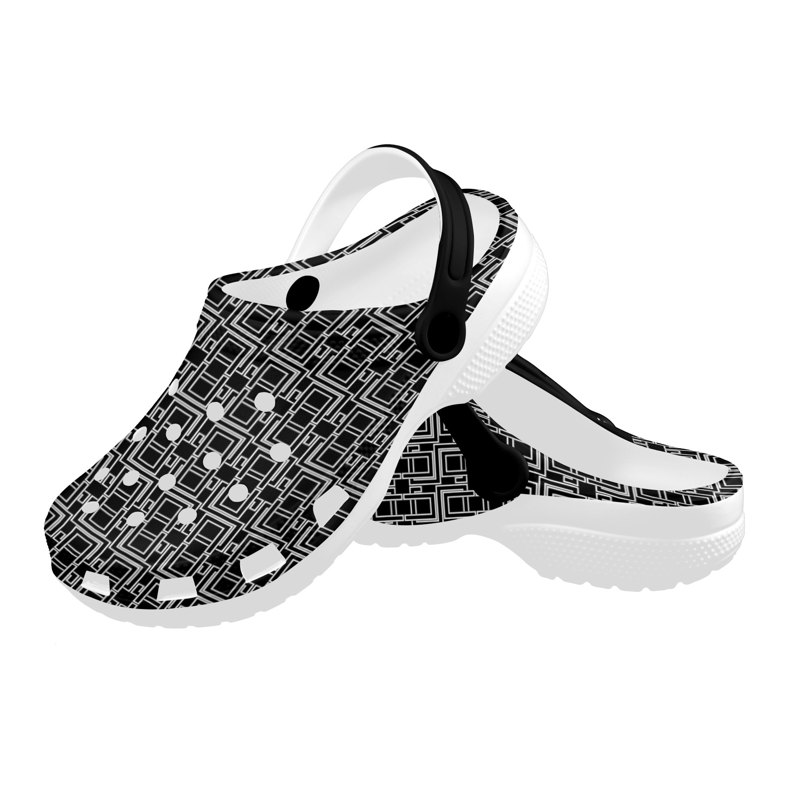 Black & White Clogs