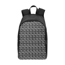Black & White Large Capacity Travel Backpack