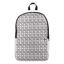 White & Black Large Capacity Travel Backpack